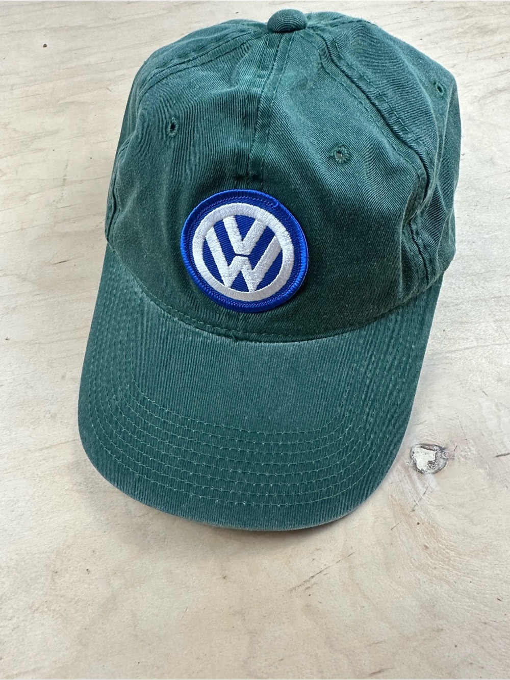 Volkswagen Green Baseball Cap with Blue & White Patch - Picture 2 of 11